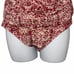 Swimsuits for All Plus Red White Gathered Ruched Padded One Piece Swimwear 14