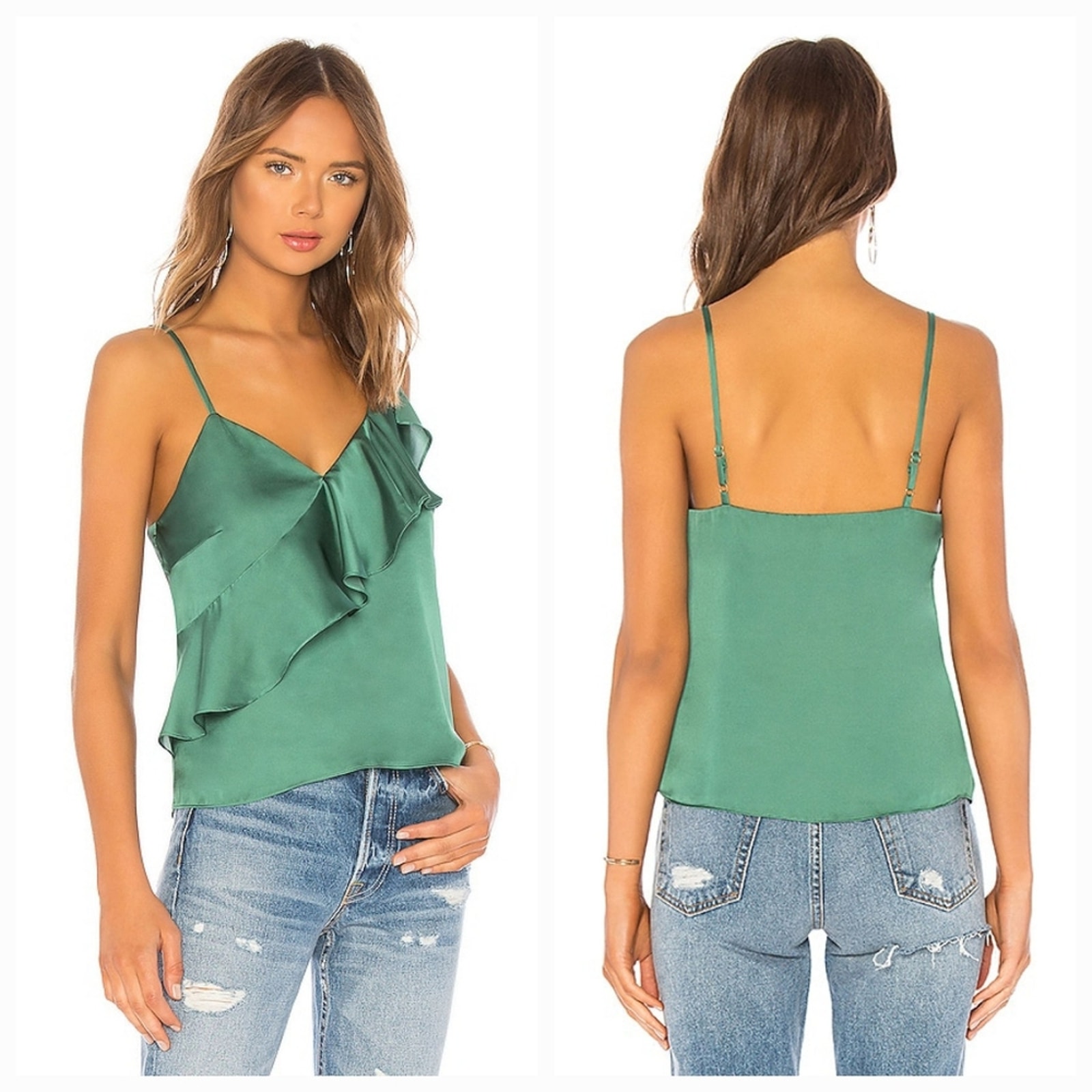 Lovers and Friends Laguna Top in Green Small
