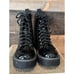 Sincerely Jules Harley 2 Womens Combat Boots Shiny 7 M Side Zip EUC