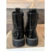 Sincerely Jules Harley 2 Womens Combat Boots Shiny 7 M Side Zip EUC