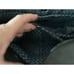 L&S Lo & Sons Messenger Bag Polished Canvas Charcoal Gray Lined Crossbody 16