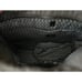 L&S Lo & Sons Messenger Bag Polished Canvas Charcoal Gray Lined Crossbody 16