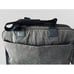 L&S Lo & Sons Messenger Bag Polished Canvas Charcoal Gray Lined Crossbody 16