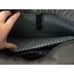 L&S Lo & Sons Messenger Bag Polished Canvas Charcoal Gray Lined Crossbody 16