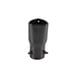 New Gunmetal Heart Shaped Stainless Steel Car Exhaust Pipe Muffler Tip STRAIGHT
