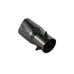 New Gunmetal Heart Shaped Stainless Steel Car Exhaust Pipe Muffler Tip STRAIGHT