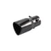 New Gunmetal Heart Shaped Stainless Steel Car Exhaust Pipe Muffler Tip STRAIGHT