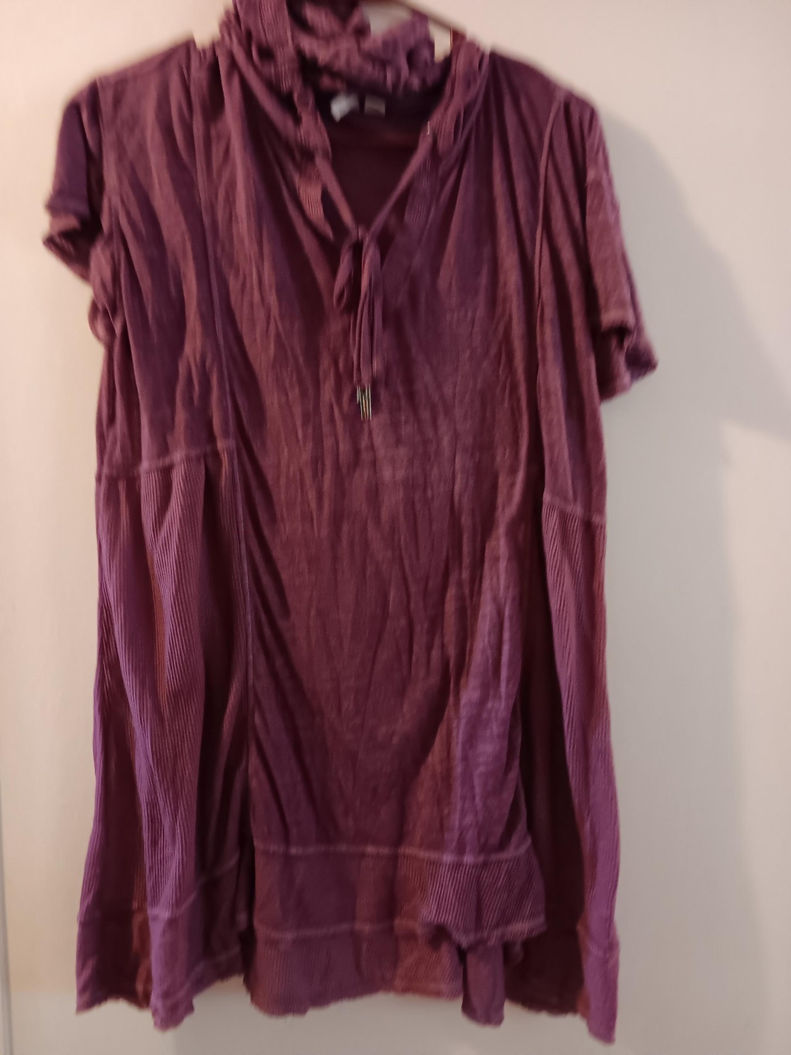 Womens cato purple hoodie shirt large