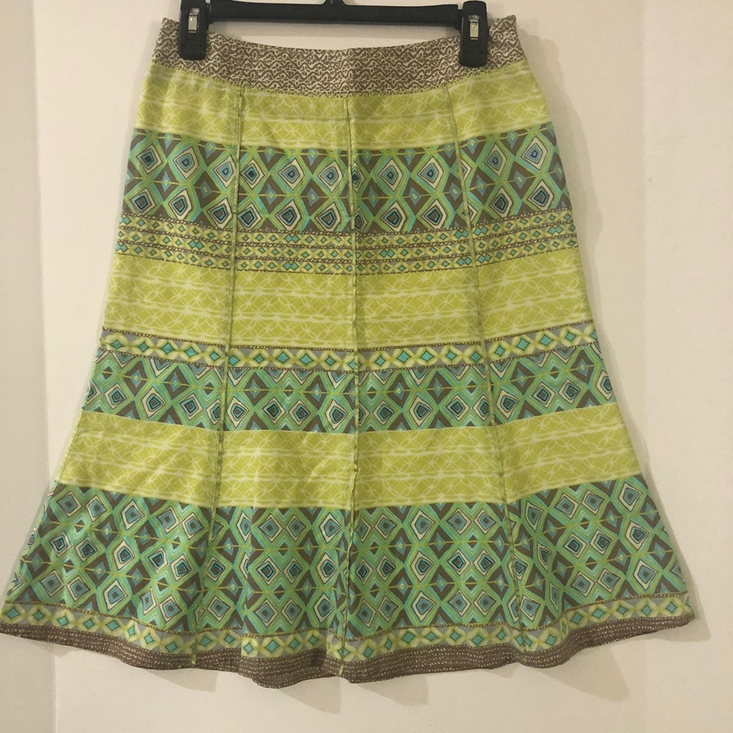 Sigrid Olsen A-Line Skirt Size 2