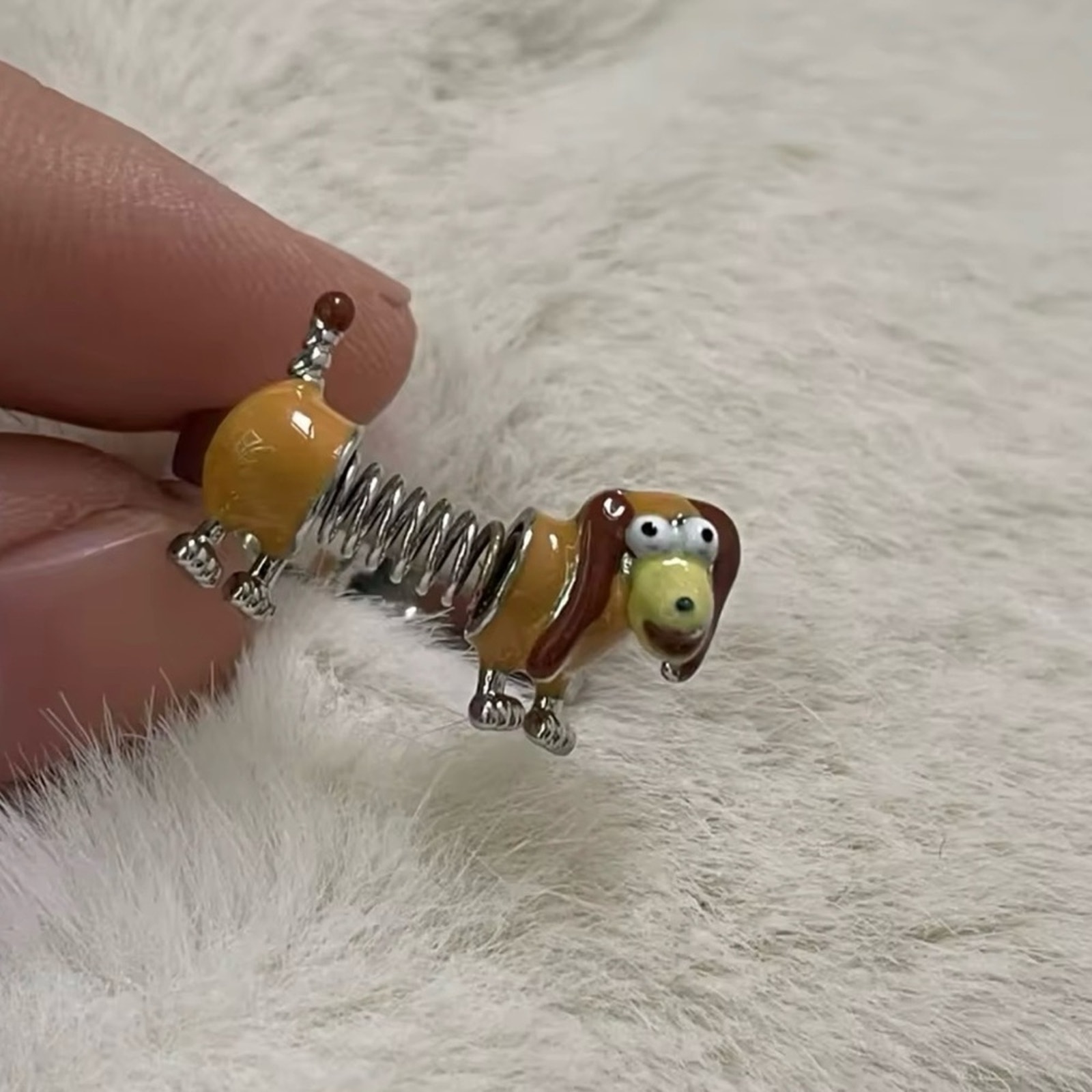 Cute sausage Dog Ring dachshund ring Adjustable