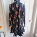 Tuckernuck onyx falling flowers Tate high neck dress XS