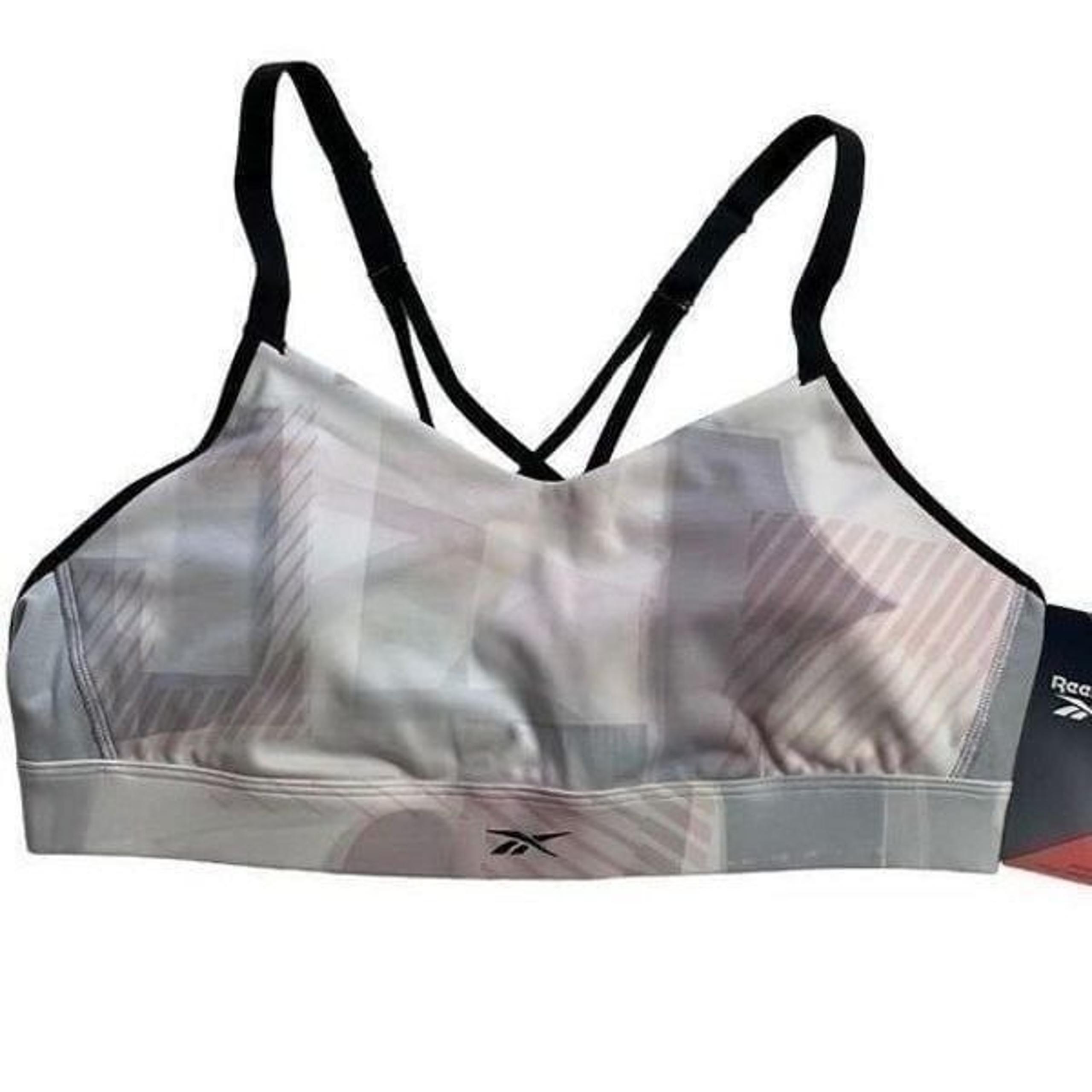 REEBOK Women’s MEDIUM Lux Strappy Sports Bra