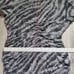 Rag and Bone Maris Midi Dress Women's 4 Black Print Silk Sheer Short Sleeve Part