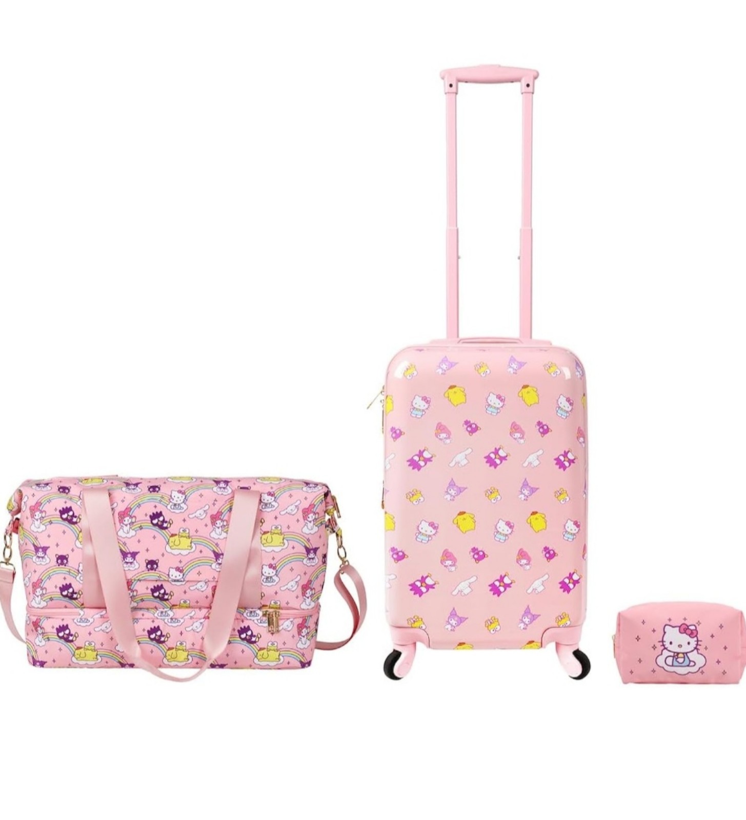 HELLO KITTY 3 Piece Luggage Set