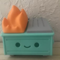 Dumpster Fire Night Light