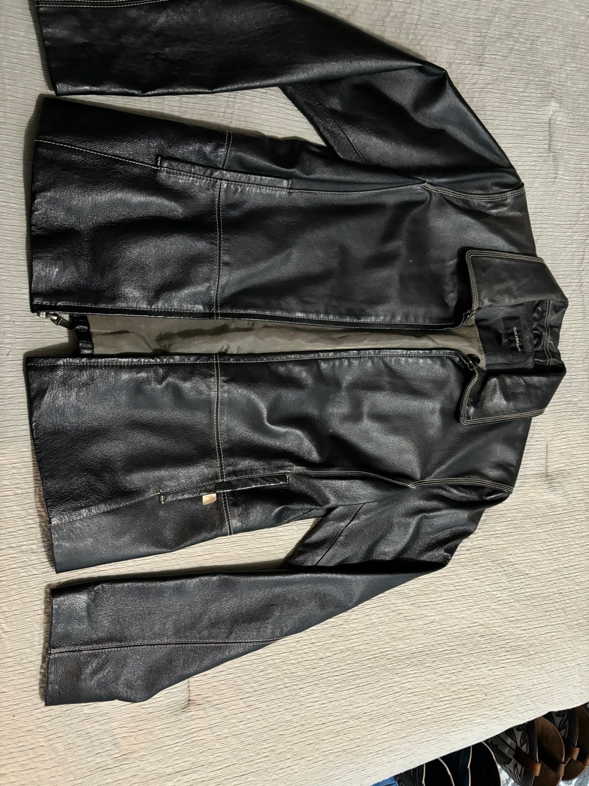 Coleman leather jacket