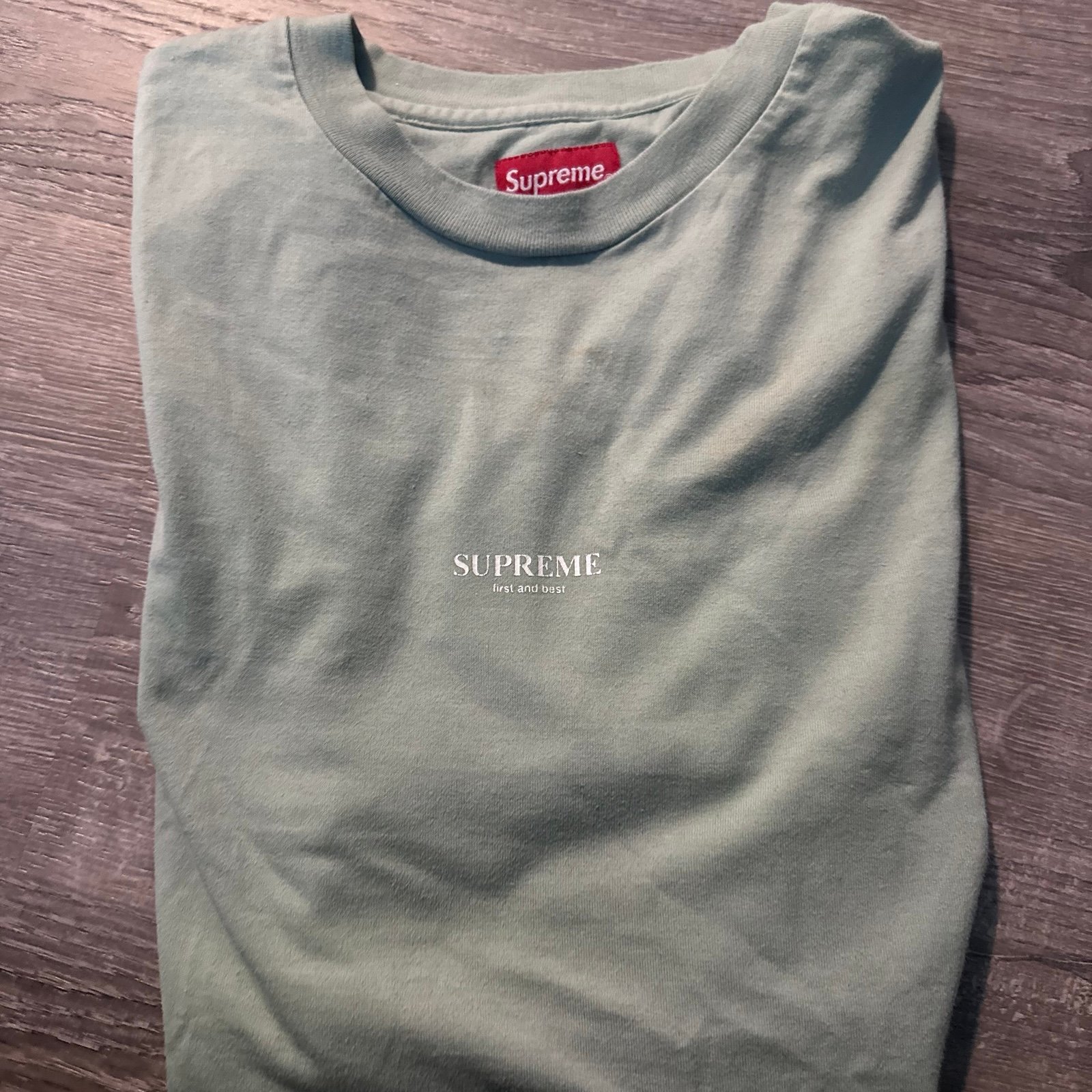 Supreme First & Best Tee Light Green