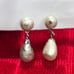 accessocraft nyc double pearl rare earring Grey Baroque Pearl ACCESSOCRAFT NYC