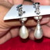 accessocraft nyc double pearl rare earring Grey Baroque Pearl ACCESSOCRAFT NYC