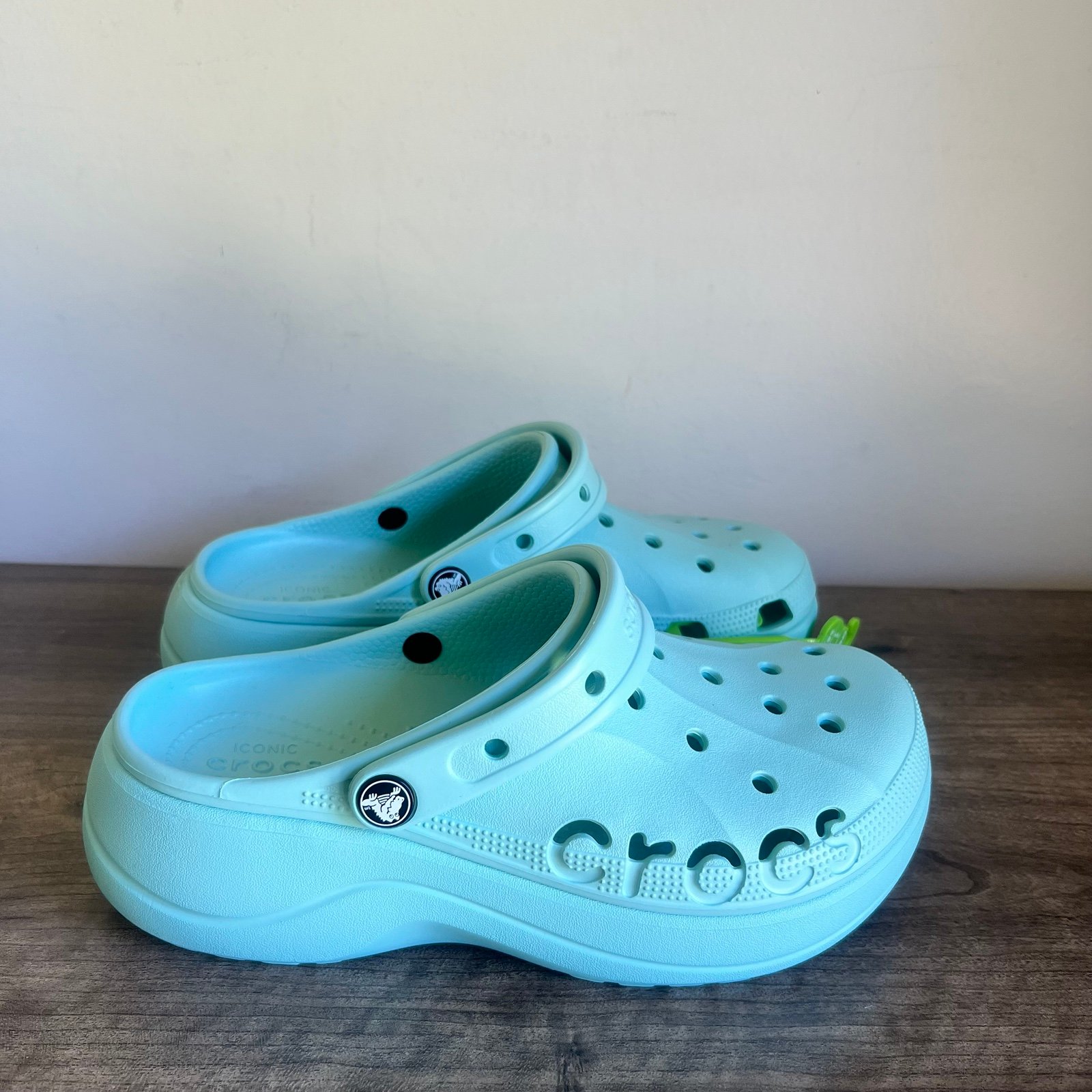 Crocs Baya Platform Mineral Blue Women's Shoe Size 9 SKU#24798