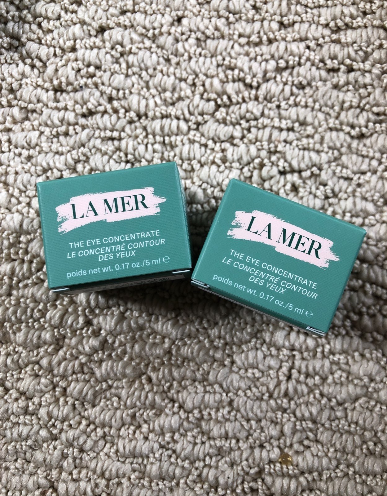 2 La mer the eye concentrate samples 5ml