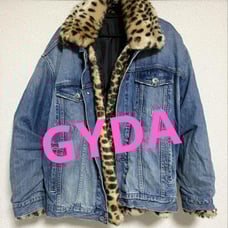GYDA♡3-way Leopard Fur Denim Jacket