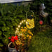 Solar Watering Can with Lights,2 Pack Large Solar Lanterns Outdoor Hanging