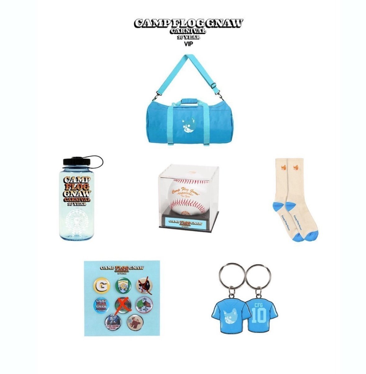 CAMP FLOG GNAW VIP MERCH