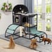 Cat House-Cat Tree for Large Cat Indoor,Suitable for Multiple Cats,