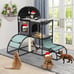 Cat House-Cat Tree for Large Cat Indoor,Suitable for Multiple Cats,