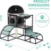 Cat House-Cat Tree for Large Cat Indoor,Suitable for Multiple Cats,
