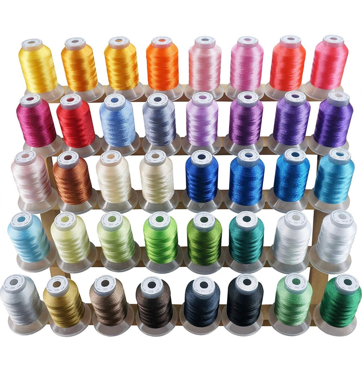 New Brothread 40 Brother Colors Polyester Embroidery Machine