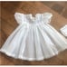 Vintage baptismal gown A CAROL JOY Infant 3 piece Sheer Lace Baptismal gown