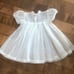 Vintage baptismal gown A CAROL JOY Infant 3 piece Sheer Lace Baptismal gown