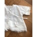 Vintage baptismal gown A CAROL JOY Infant 3 piece Sheer Lace Baptismal gown