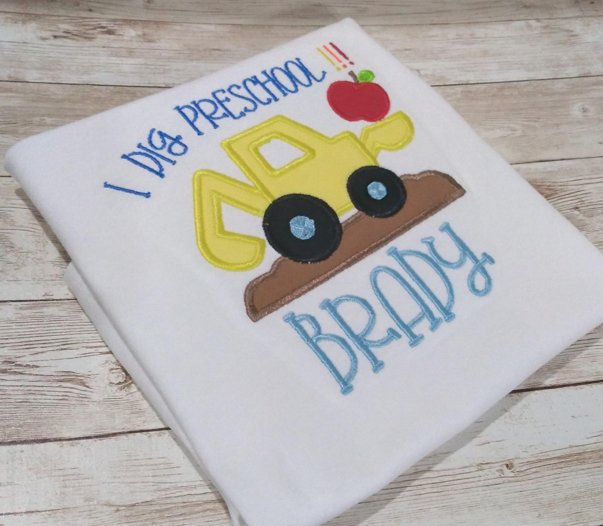 Embroidered Toddler Customized shirt