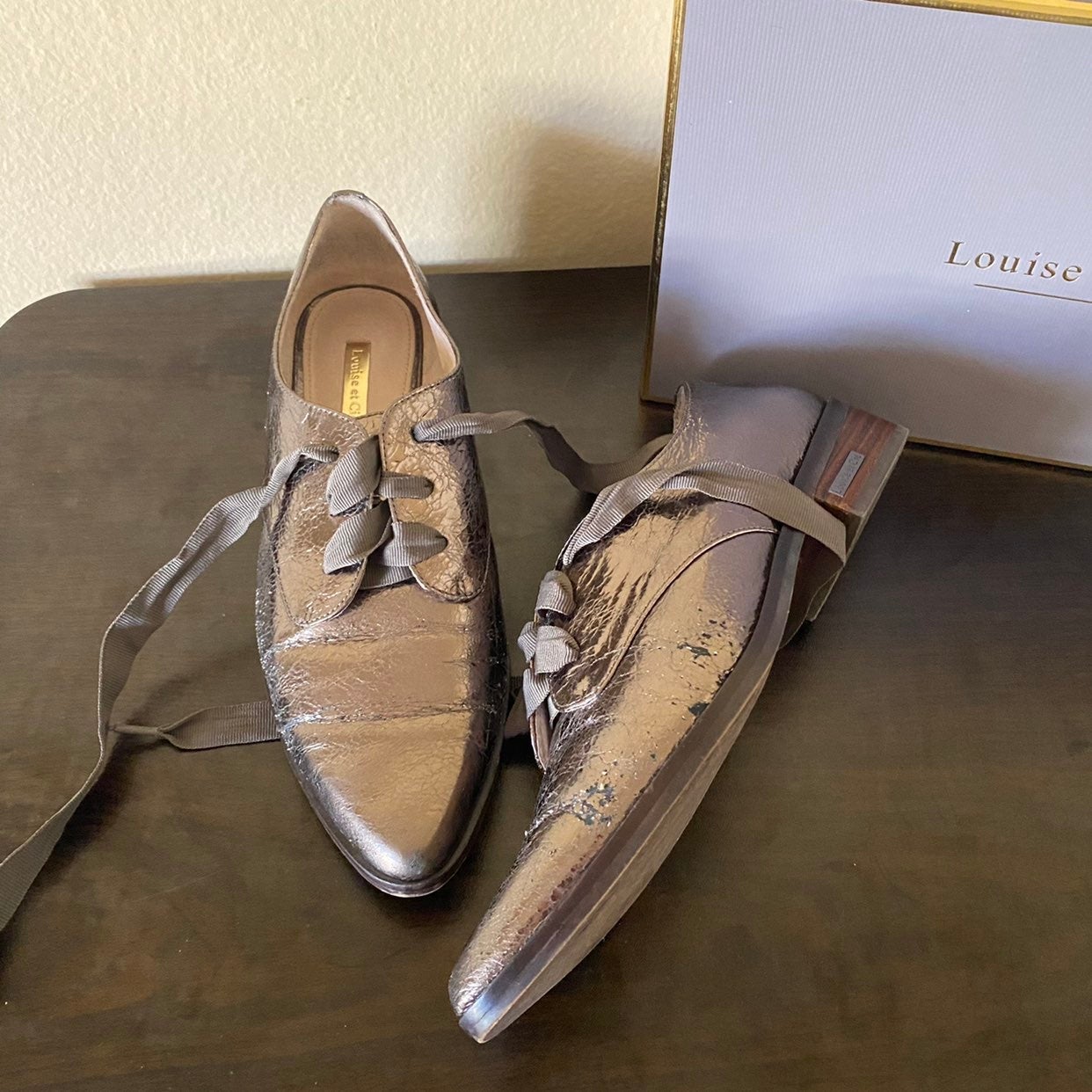 Adwin almond toe store oxford louise et cie