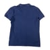 LAUREN Ralph Lauren Patchwork Piqué Polo Shirt Women's Size M Navy Top