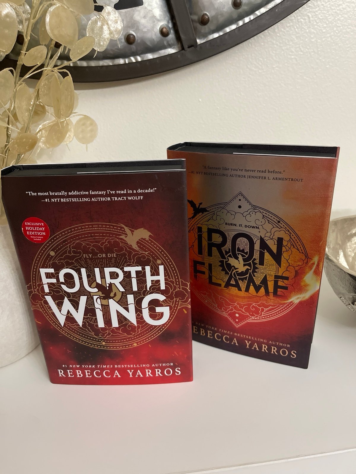 Fourth Wing and Iron Flame by Rebecca Yarros