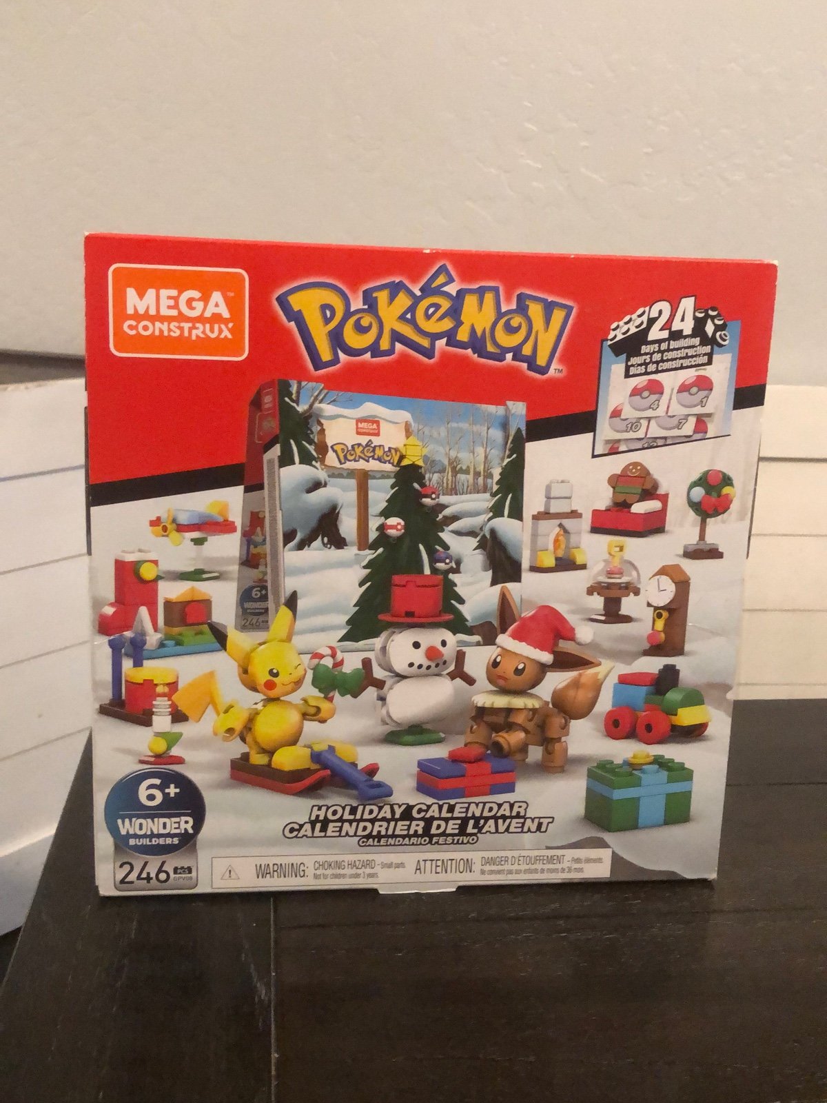 Mega Construx Pokemon Advent Calendar Pikachu and Eevee