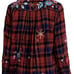 JOHNNY WAS Cordelia Plaid Shirt Women's Size XS NWT Multicolor