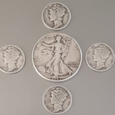 Bundle foe PatsyAnniesTreasures Silver Coin Lot 90% Silver