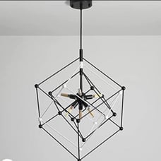 Modern Geometric Chandelier