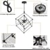Modern Geometric Chandelier