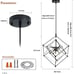 Modern Geometric Chandelier