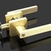 Gold door locks with keys (6)