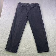 VTG Levi’s 550 Relaxed Fit Jeans Men’s 36x30 Black Denim Y2K Made USA