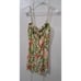 Reformation Womens Size 4 Sweetheart Skater Dress Elastic Back Floral Green