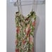 Reformation Womens Size 4 Sweetheart Skater Dress Elastic Back Floral Green