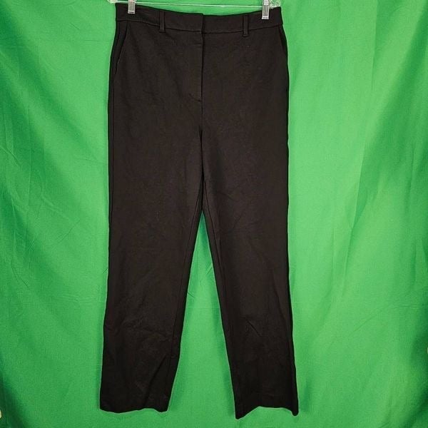 Boden Womens Black Pimlico Ponte Trousers Pants 10 Regular
